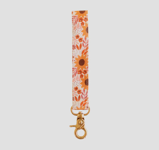 Sunflower Field - Wristlet Keychain