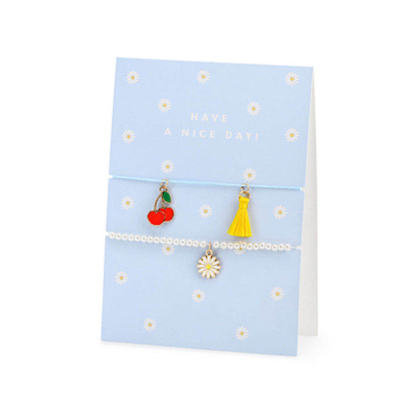 Card with bracelets | Have a Nice Day!