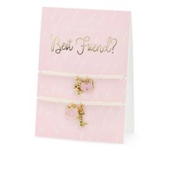 Card with bracelets | Best Friends