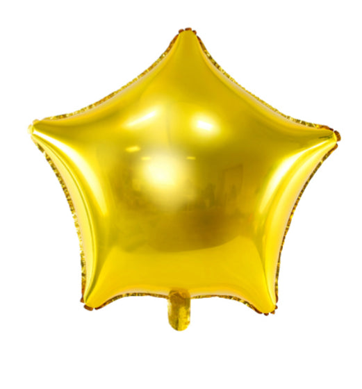 Gold Star Medium - Foil Balloon