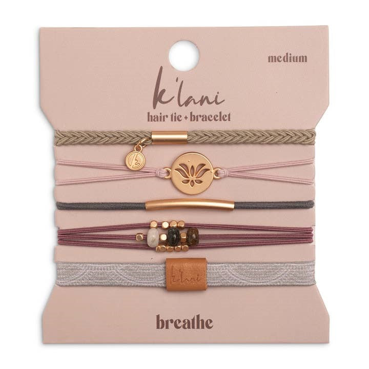 Breathe - Hair Tie Bracelet Set