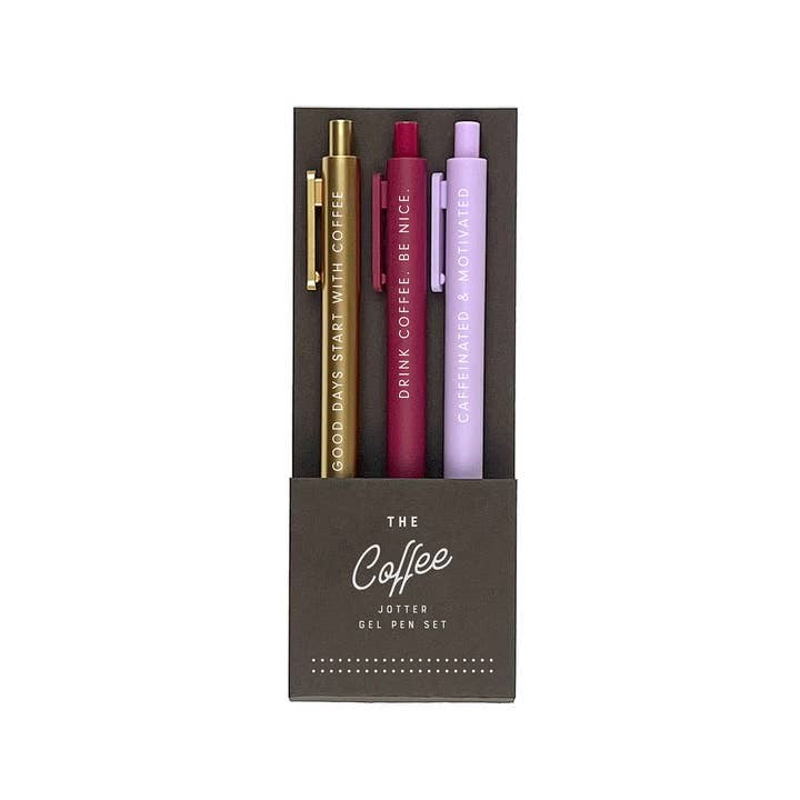 The Coffee Jotter Gel Pen (Set of 3)