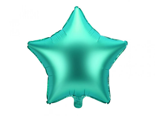 Green Star - Foil Balloon