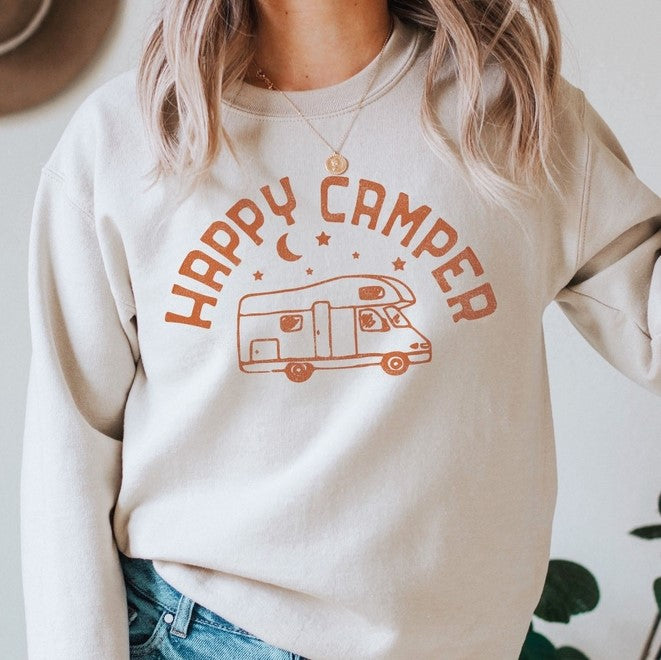 Happy Camper Graphic Sweatshirt