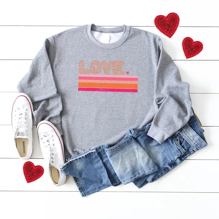 Retro Love Sweatshirt