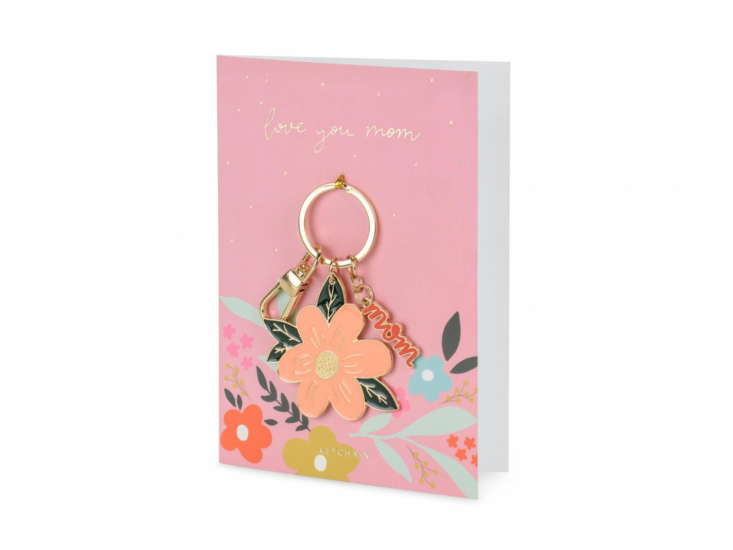 Card with keychain | Love you mom
