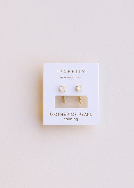 Huggies Earring - Mother of Pearl