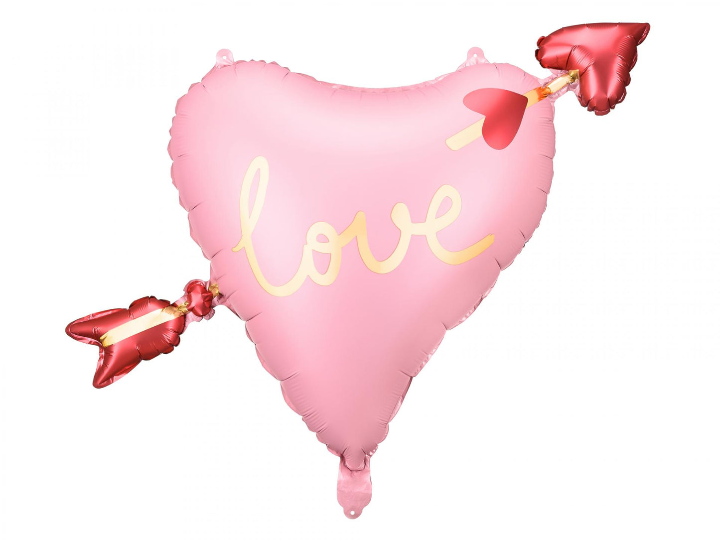 Pink Heart Arrow - Foil Balloon