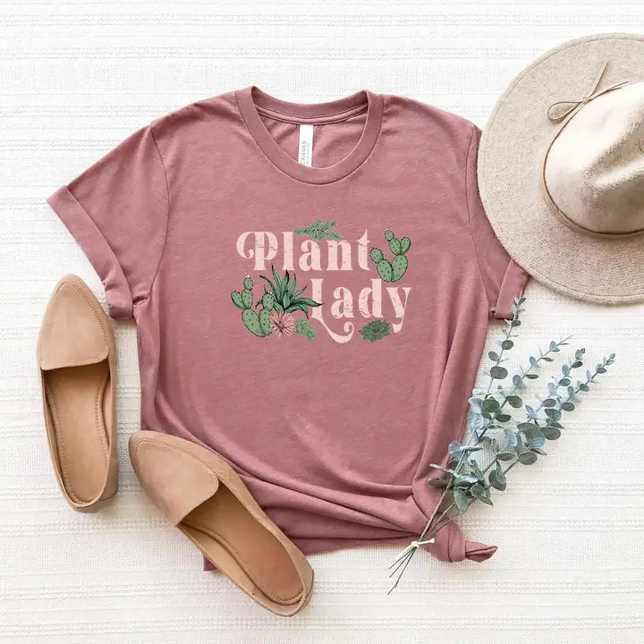 Plant Lady Tee - Mauve