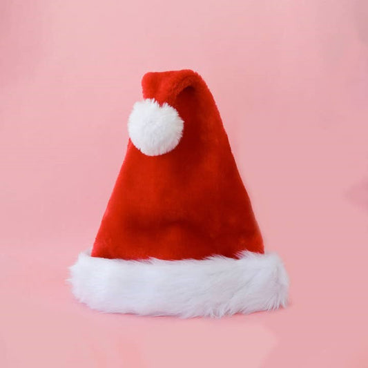 Luxe Christmas Santa Hat - Red