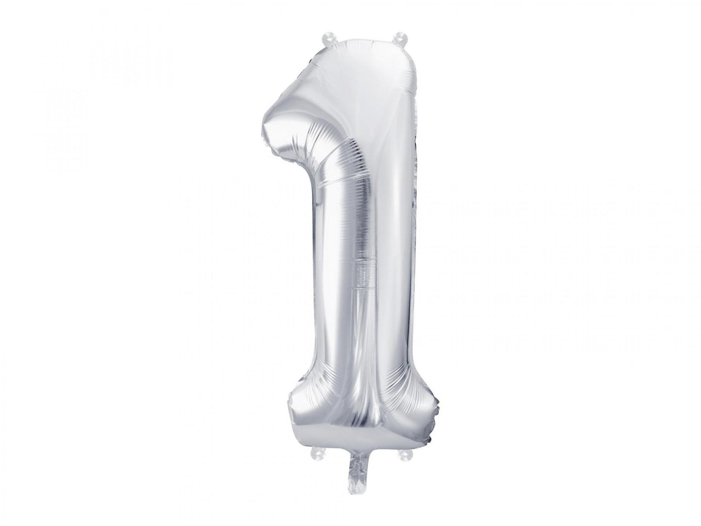 Giant Foil Balloon Number  - Silver