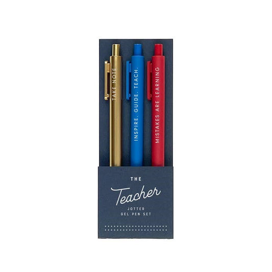 The Teacher Jotter Gel Pen (Set of 3)