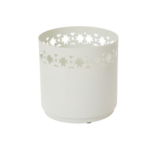 Stencil Pot - White