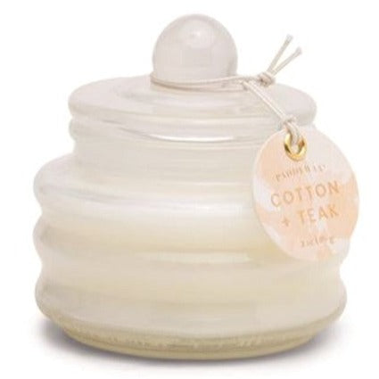 Cotton + Teak Candle - 3oz