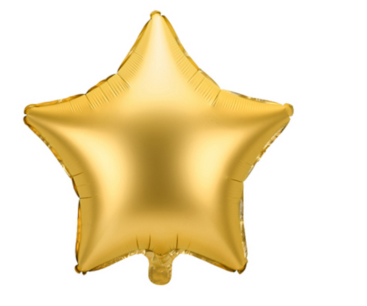 Gold Star Small - Foil Balloon