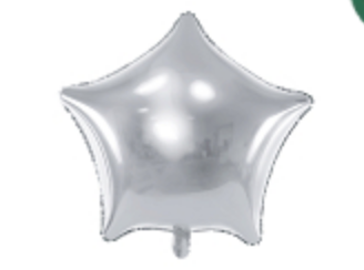 Silver Star - Foil Balloon