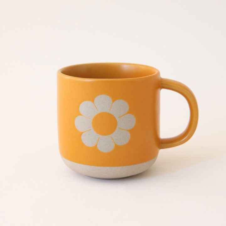 Flower Clay Mug