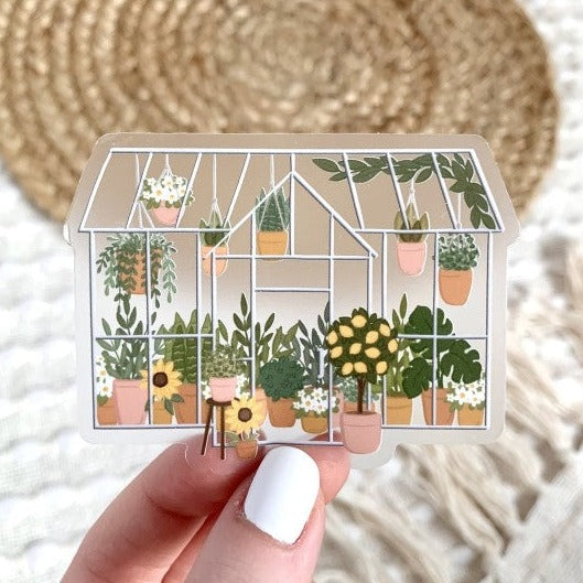 Clear Greenhouse Sticker