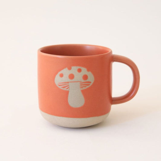 Mushroom Clay Mug